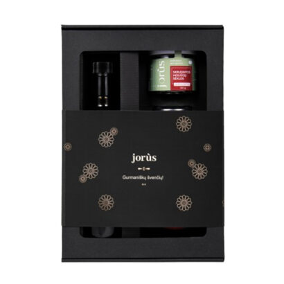 Rinkinys su moliūgų aliejumi, moliūgų sėklomis ir pesto