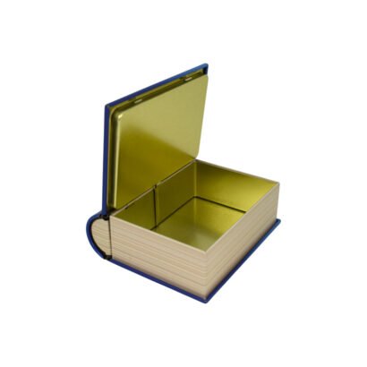 Kalėdinė-metalinė-dėžutė-knyga-96123 Kalėdinė metalinė dėžutė saldainiams, sausainiams ir meduoliams